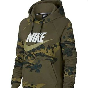 Nike women’s camo sweatshirt “the force is female”